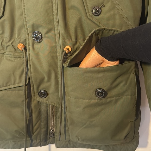 A&F MEN’S JACKET SIZE XS OLIVE LIKE NEW CONDITION - Picture 10 of 13